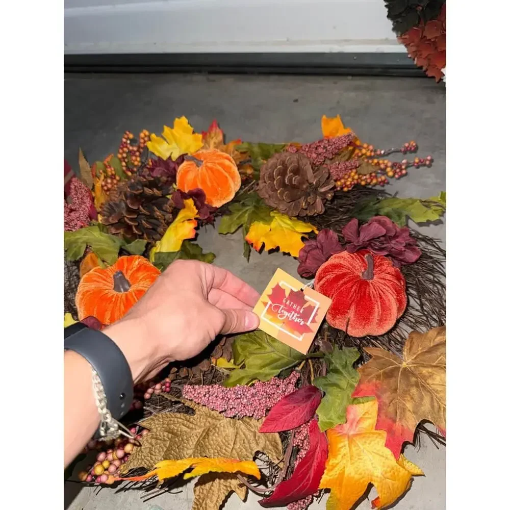 5 Assorted Holiday and Seasonal Wreaths